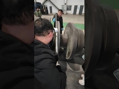 Forgeage du rotor du générateur d'énergie avec rainures,test de stabilité thermique