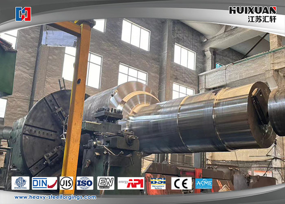 Acier allié ASTM SAE 4340 Arbre à manivelle pour presse hydraulique