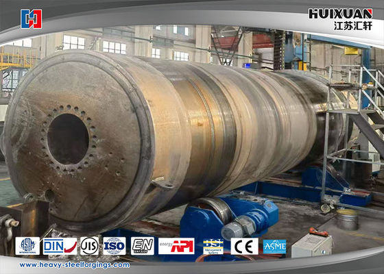 acier allié, acier inoxydable forgé cylindre hydraulique de gros diamètre usiné