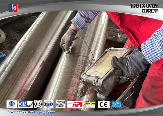 Forgeage en acier allié 25Cr2Ni4MoV, 34CrNiMo6 Arbre en acier lourd, arbre moteur.